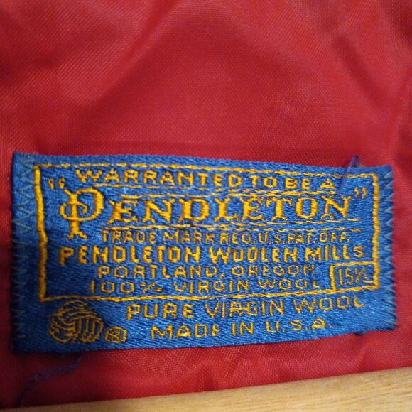 Vtg Pendleton MacDuff Tartan Field Shirt-Size 15.5/M-Wool-Flap Pockets-USA Made - Picture 9 of 10